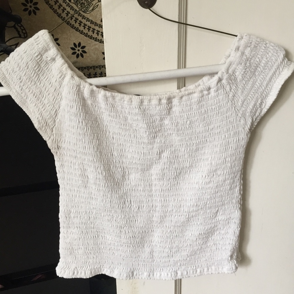 Brandy Melville white crop top
